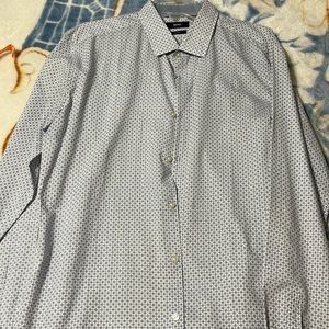 HUGO BOSS BLUE LONG SLEEVE